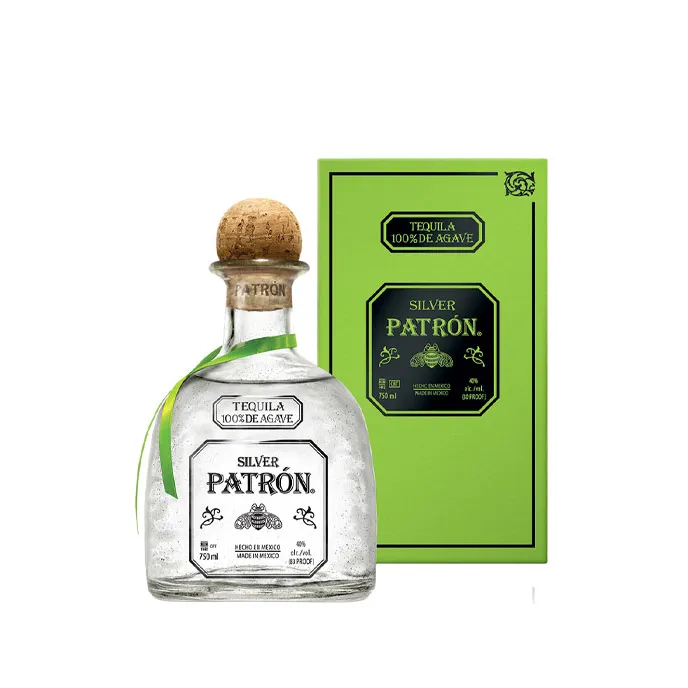 Patrón Silver Tequila bottle