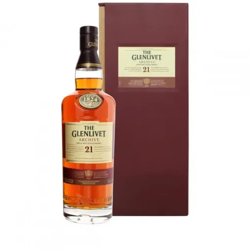 The Glenlivet 21 Year Old bottle