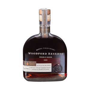 Woodford Reserve Double Oaked Barrel Finish Bourbon bottle